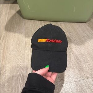AutoZone Black Cap with Red Logo